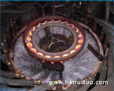 驅動輪淬火用中頻感應熱處理工藝