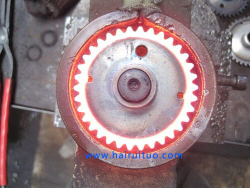 建筑機械零件的感應淬火工藝