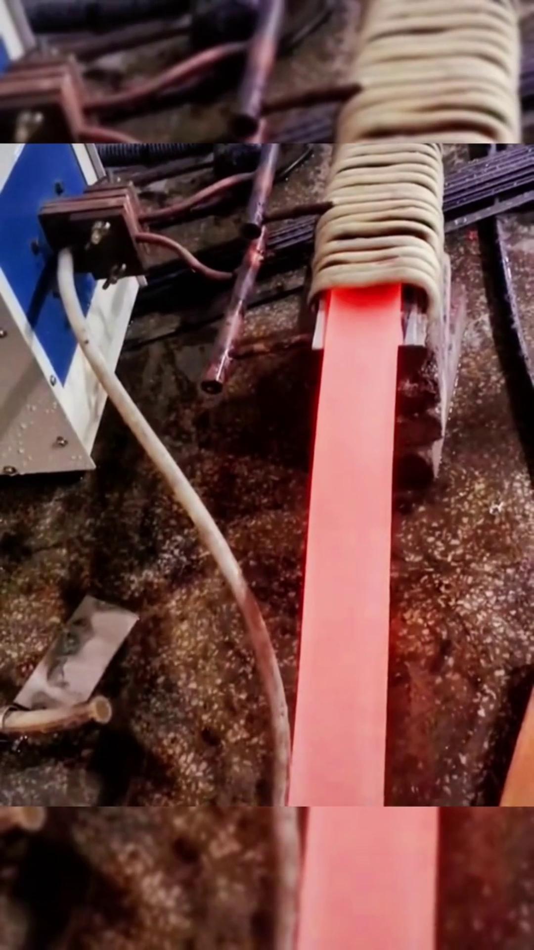 高頻感應加熱設備-鋼板退火加熱測試