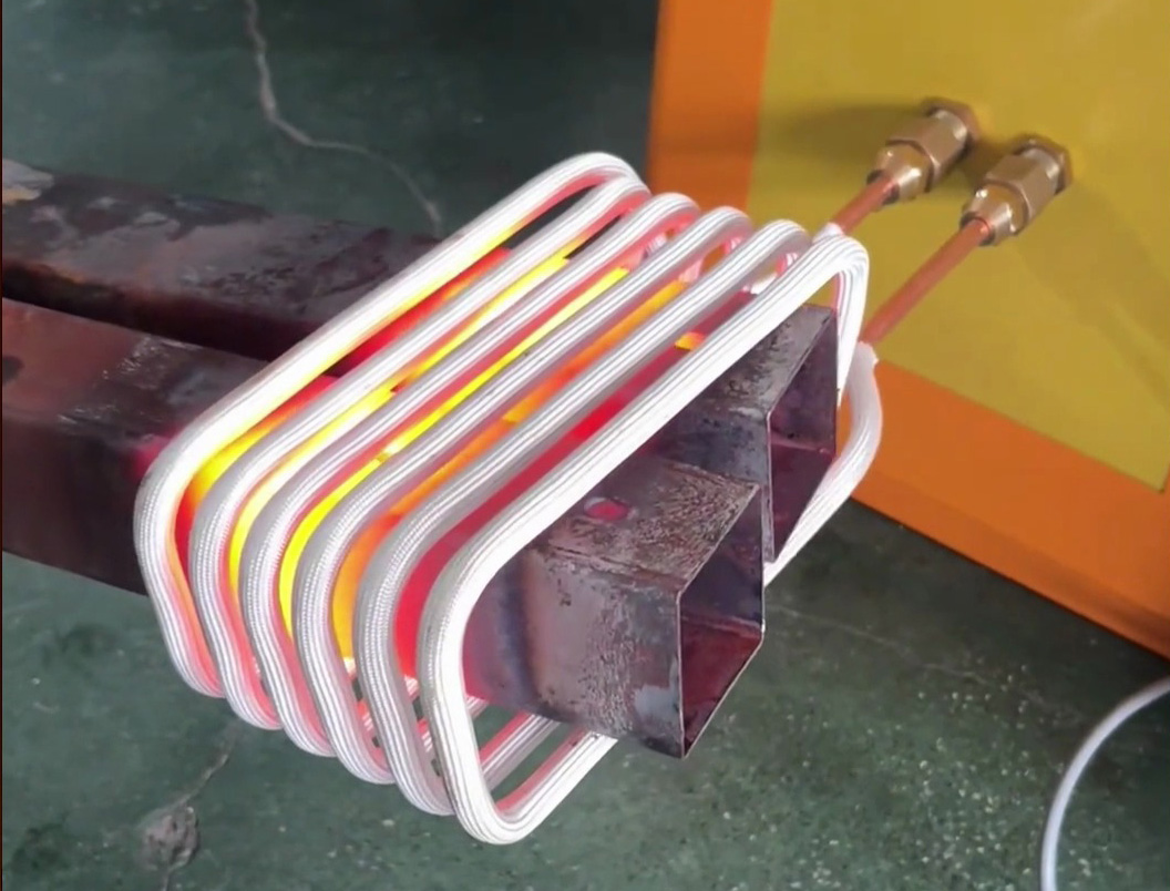 雙管同步高效加熱！海拓小型高頻加熱機，管材熱處理實用神器