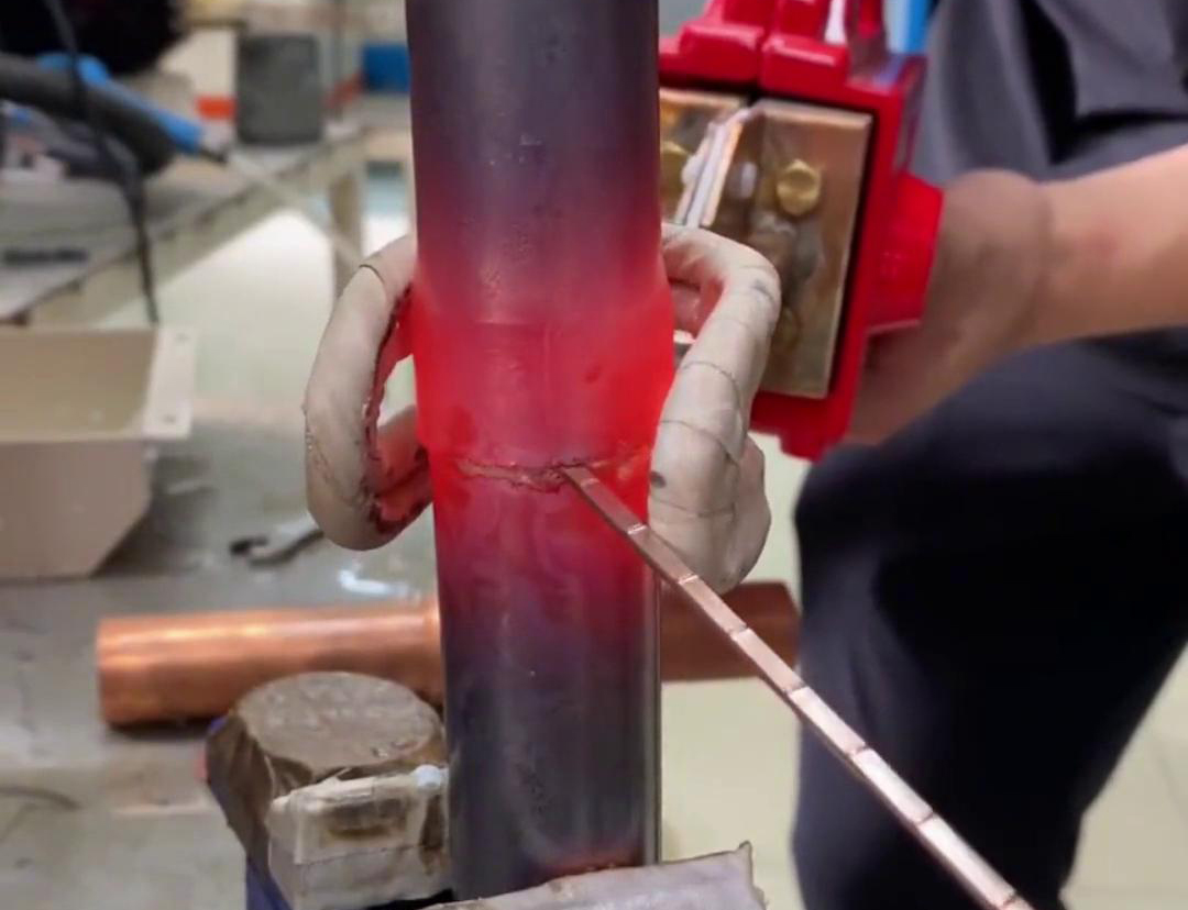 手持式高頻焊接機，銅管鋁管豎焊倒焊橫平焊