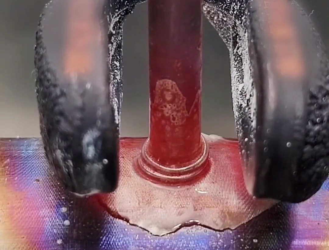 不銹鋼管引出銅管焊接技巧，手持式高頻焊機操作全解析！