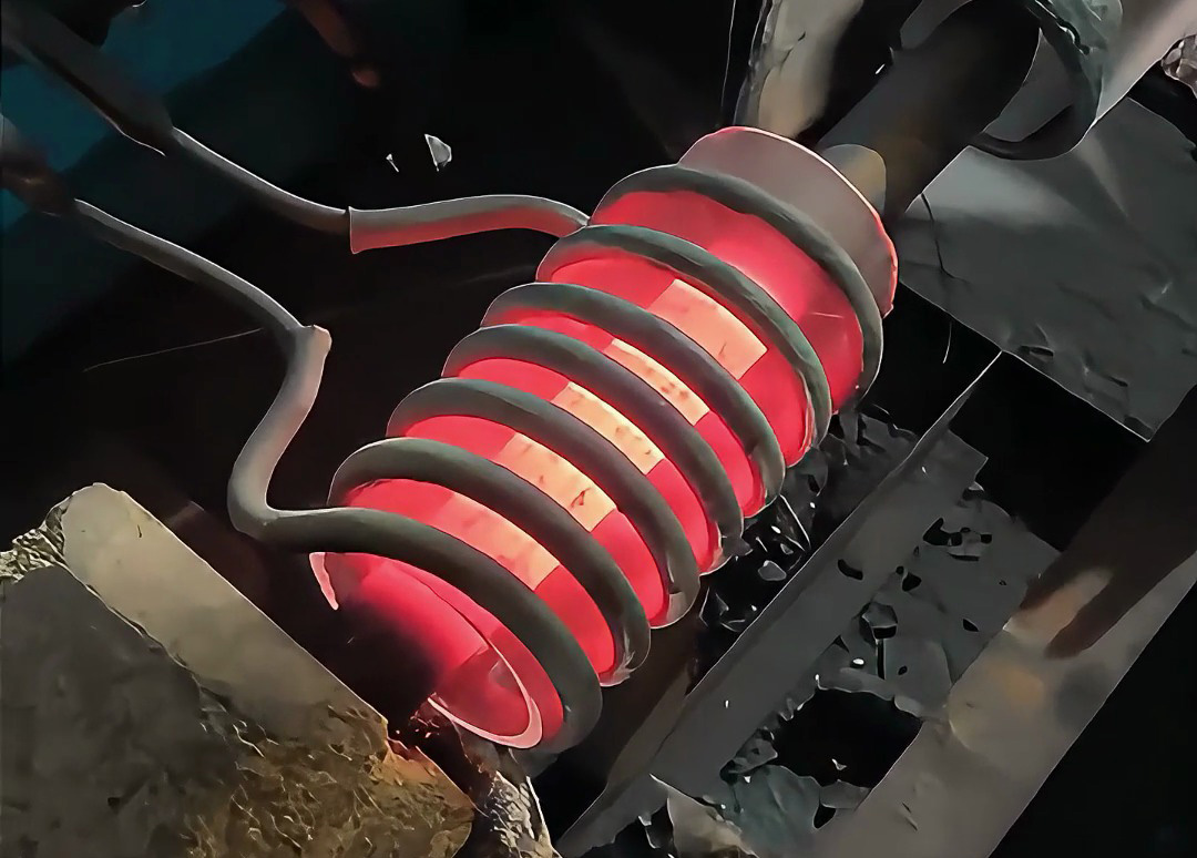 高頻機局部加熱棒料端頭加熱 適配鍛造、熱鐓、淬火等全工藝