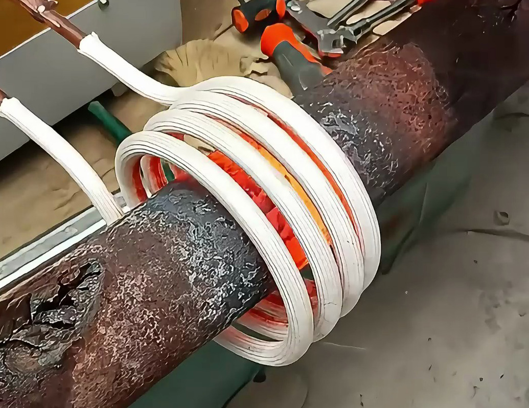 高頻加熱機，鋼管橫放、豎放隨便選，加熱效果一樣好