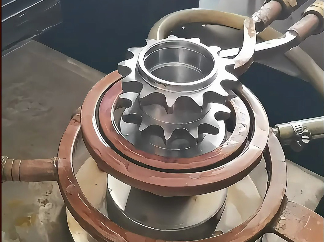 數控高頻淬火機床如何讓雙排鏈輪淬火更均勻？